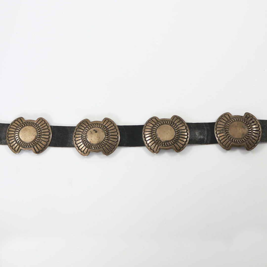 1960s Silver Concho Belt by Vintage Collection - Garland's