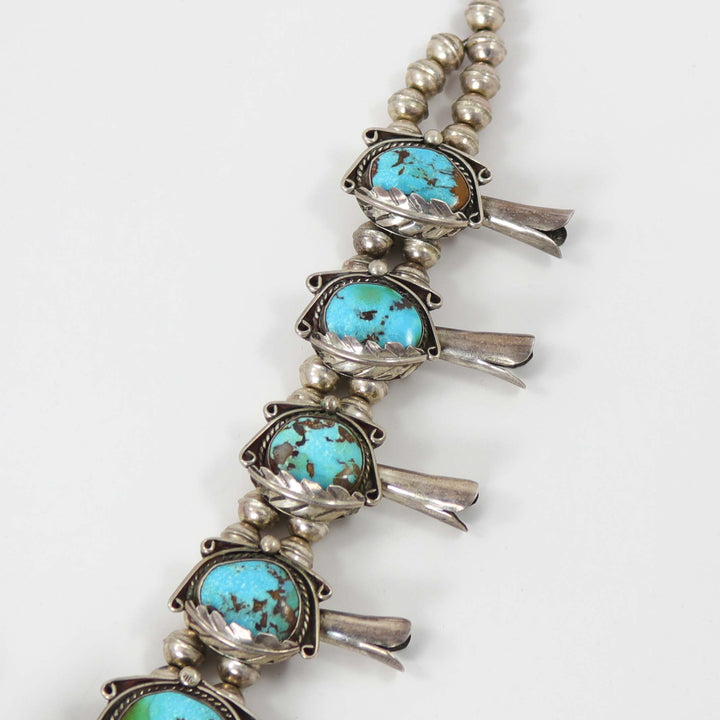 1960s Turquoise Squash Blossom by Vintage Collection - Garland's