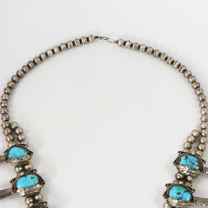1960s Turquoise Squash Blossom by Vintage Collection - Garland's