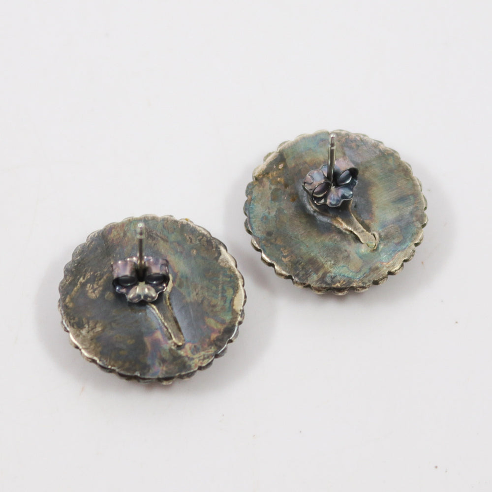 1960s Zuni Sunface Earrings by Vintage Collection - Garland's