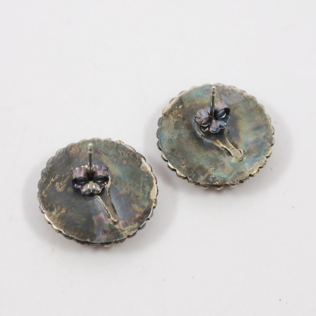 1960s Zuni Sunface Earrings by Vintage Collection - Garland's