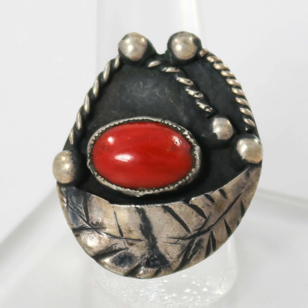 1970s Coral Ring by Vintage Collection - Garland's
