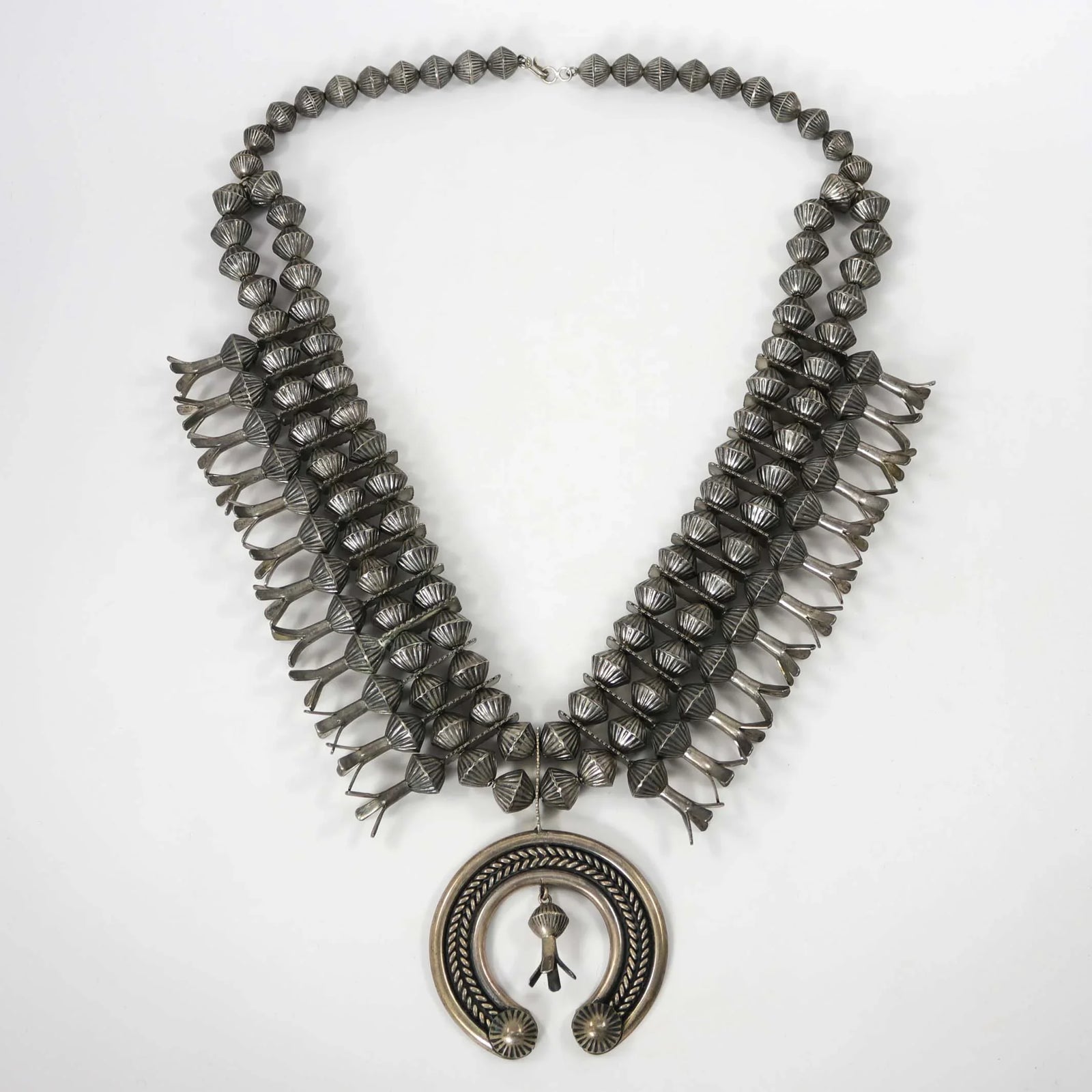 1970s Squash Blossom Necklace by Vintage Collection - Garland's