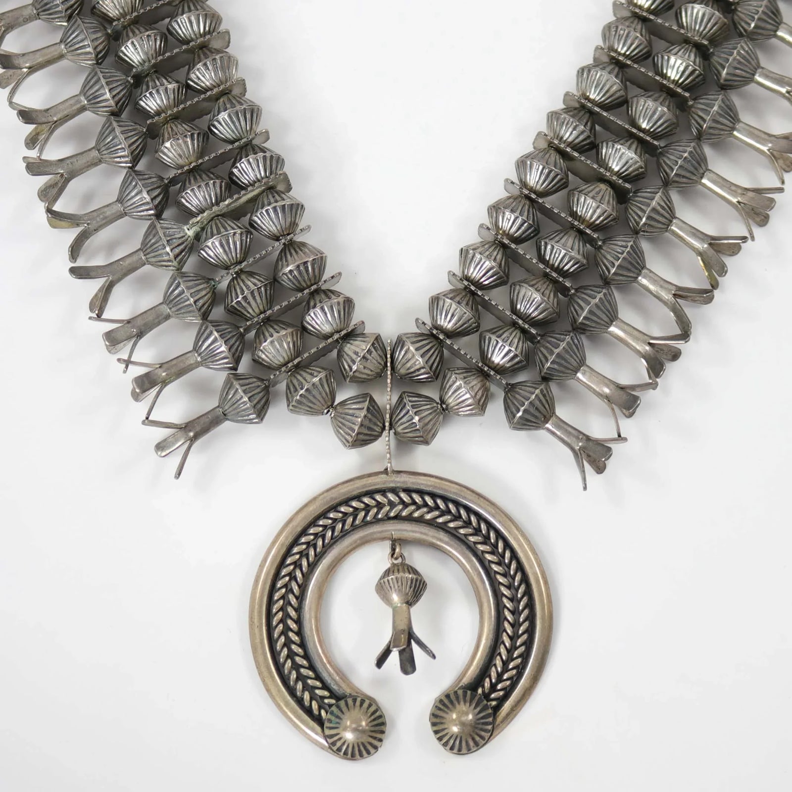 1970s Squash Blossom Necklace by Vintage Collection - Garland's