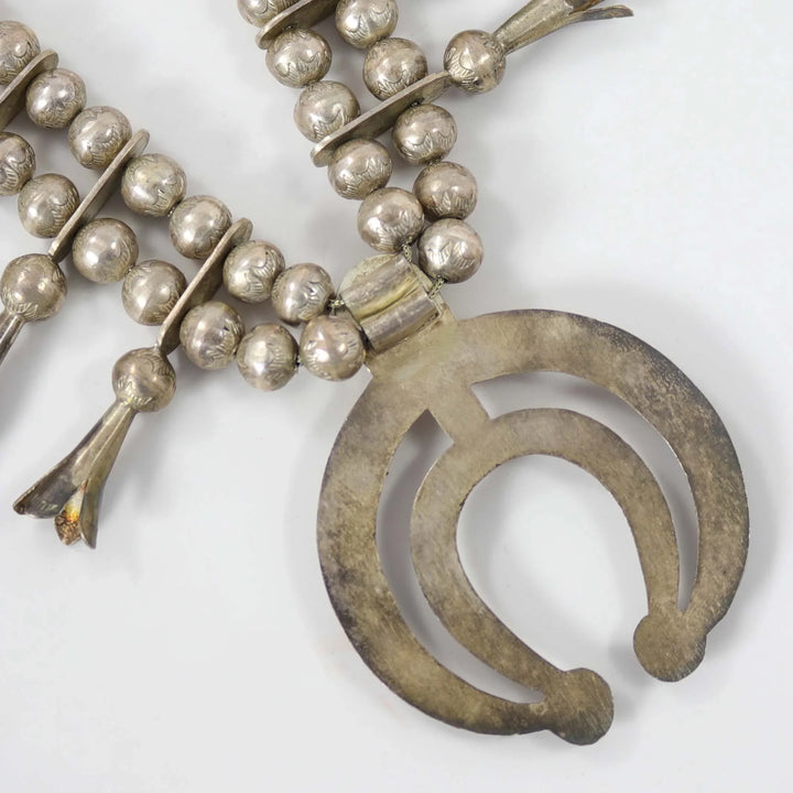 1970s Squash Blossom Necklace by Vintage Collection - Garland's