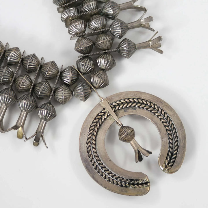 1970s Squash Blossom Necklace by Vintage Collection - Garland's