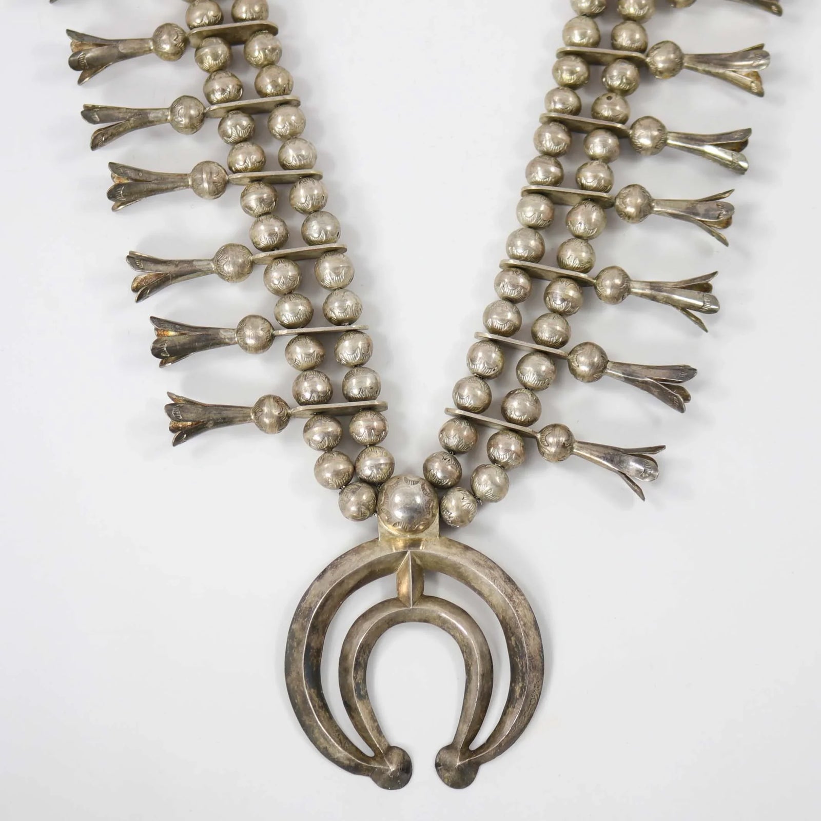 1970s Squash Blossom Necklace by Vintage Collection - Garland's