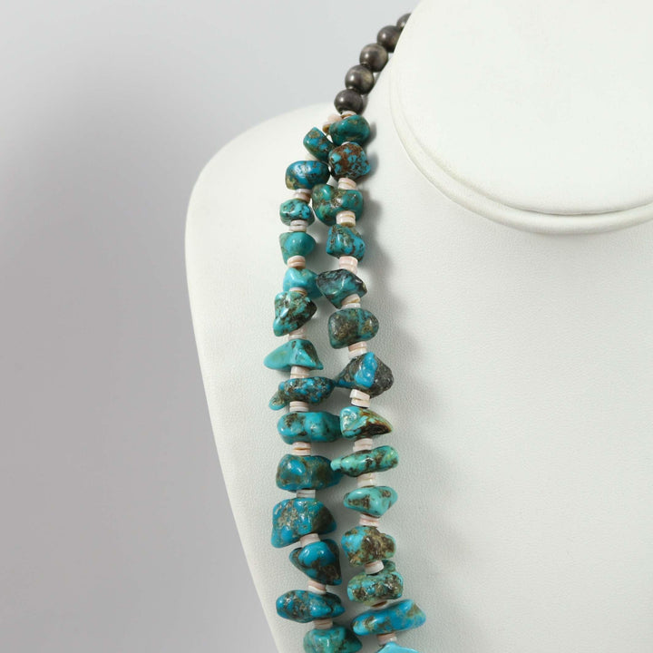 1970s Turquoise Necklace by Vintage Collection - Garland's