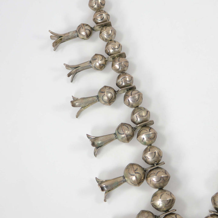 1970s Turquoise Squash Blossom by Vintage Collection - Garland's