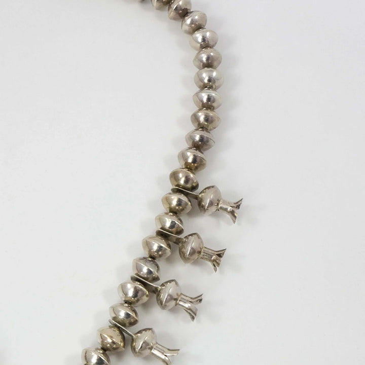 1970s Turquoise Squash Blossom Necklace by Vintage Collection - Garland's