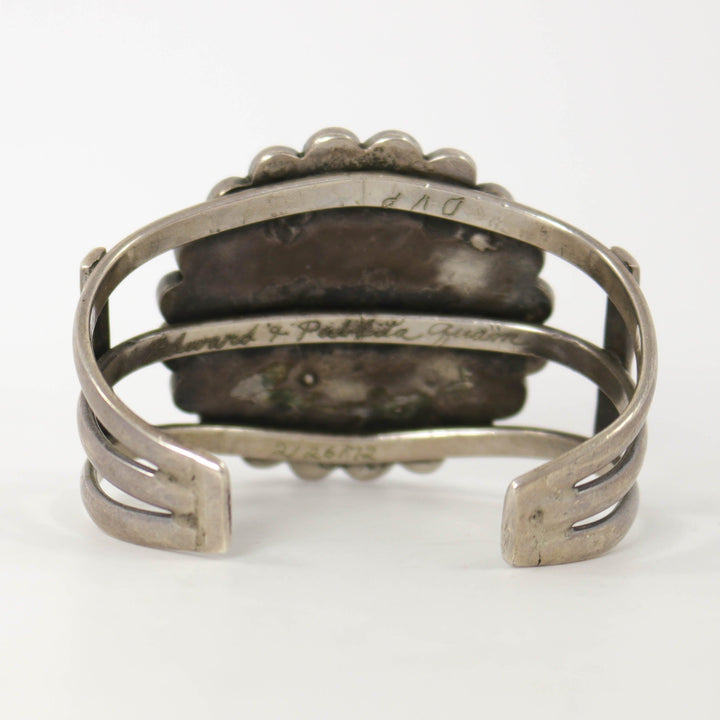 1970s Zuni Sunface Cuff by Edward and Pablita Quam - Garland's