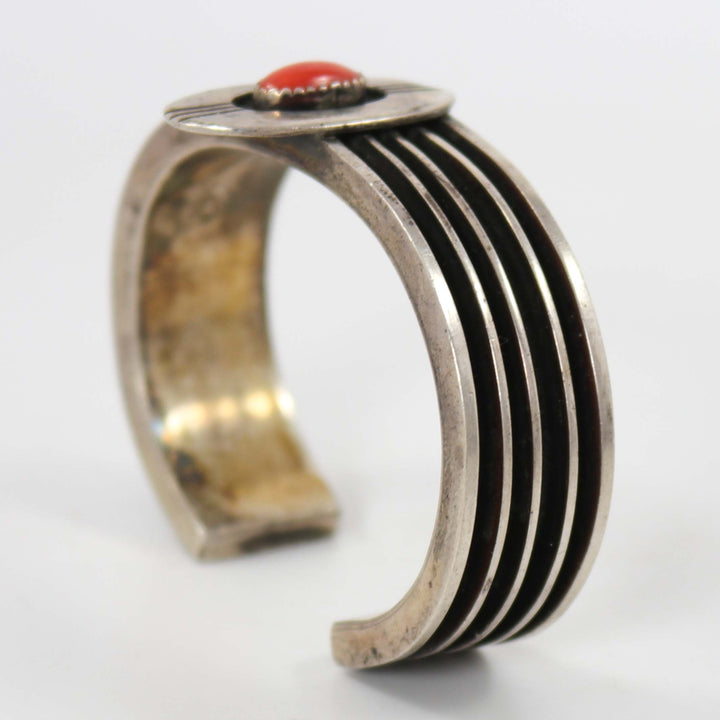 1980s Coral Cuff by Alex Begay - Garland's
