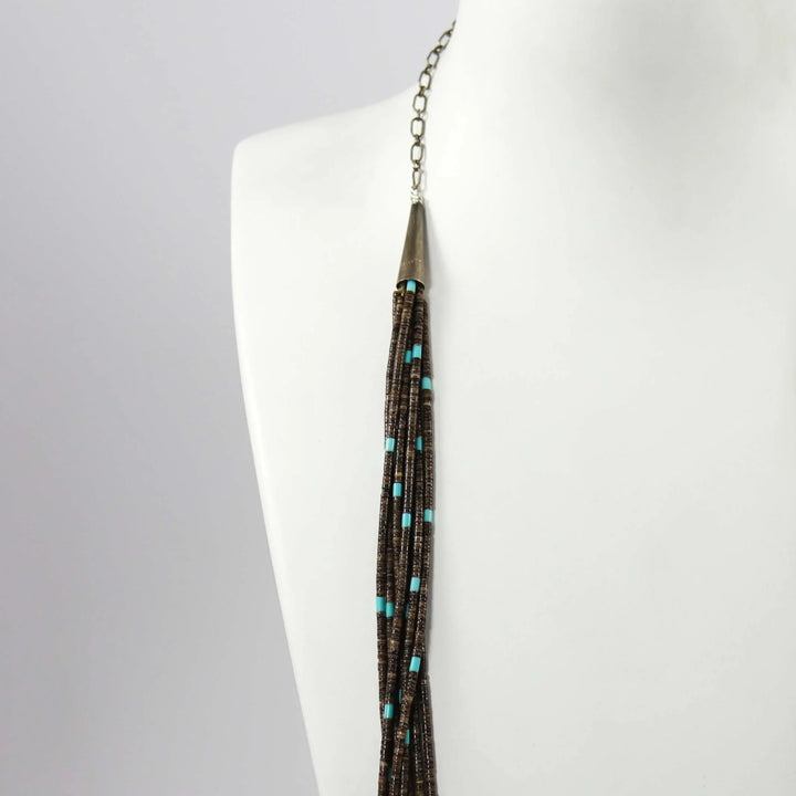 1980s Heishi Bead Necklace by Calvin Lovato - Garland's