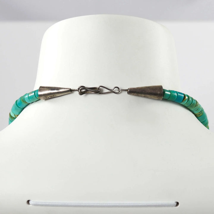 1980s Turquoise Bead Necklace by Vintage Collection - Garland's