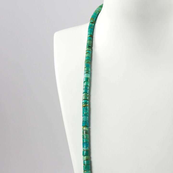 1980s Turquoise Bead Necklace by Vintage Collection - Garland's