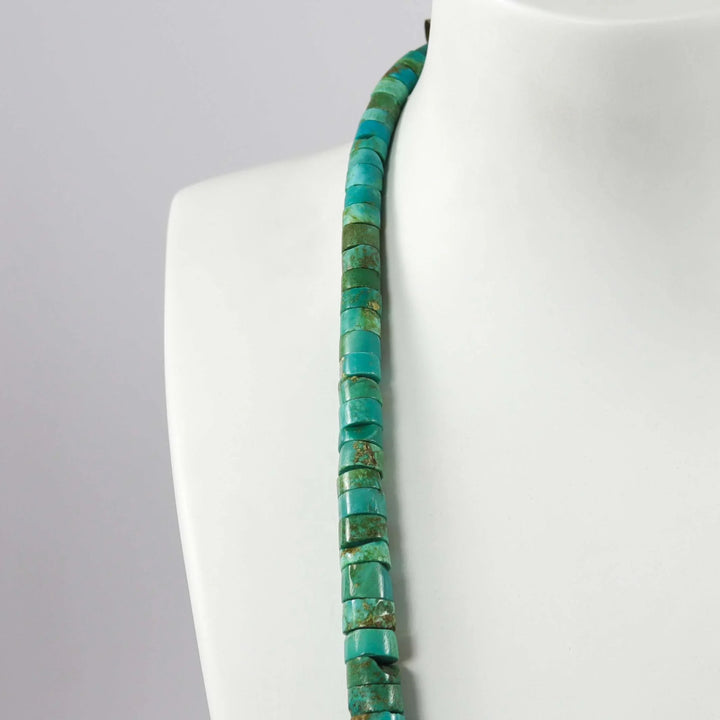 1980s Turquoise Bead Necklace by Vintage Collection - Garland's