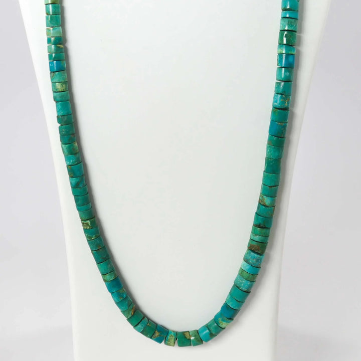 1980s Turquoise Bead Necklace by Vintage Collection - Garland's