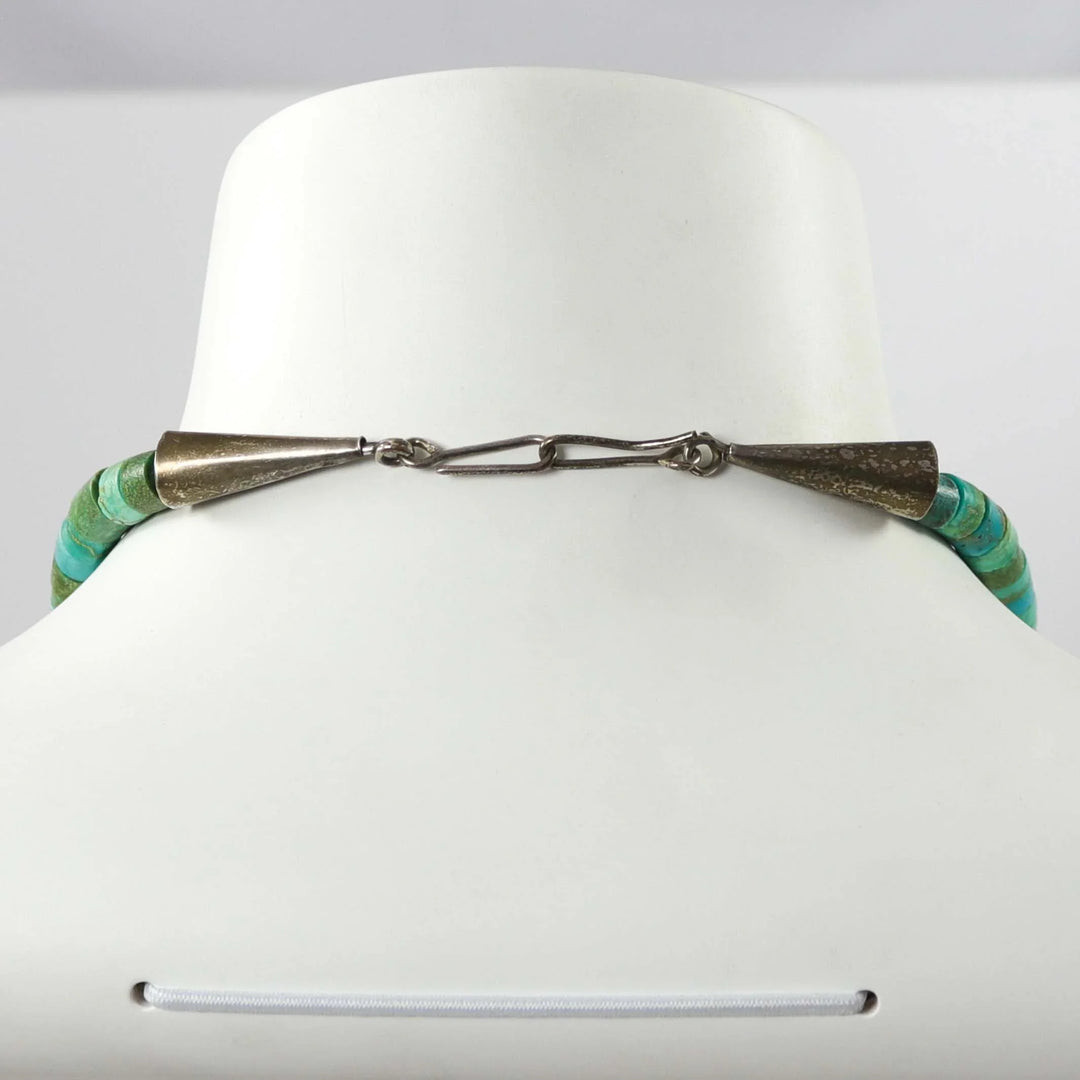 1980s Turquoise Bead Necklace by Vintage Collection - Garland's