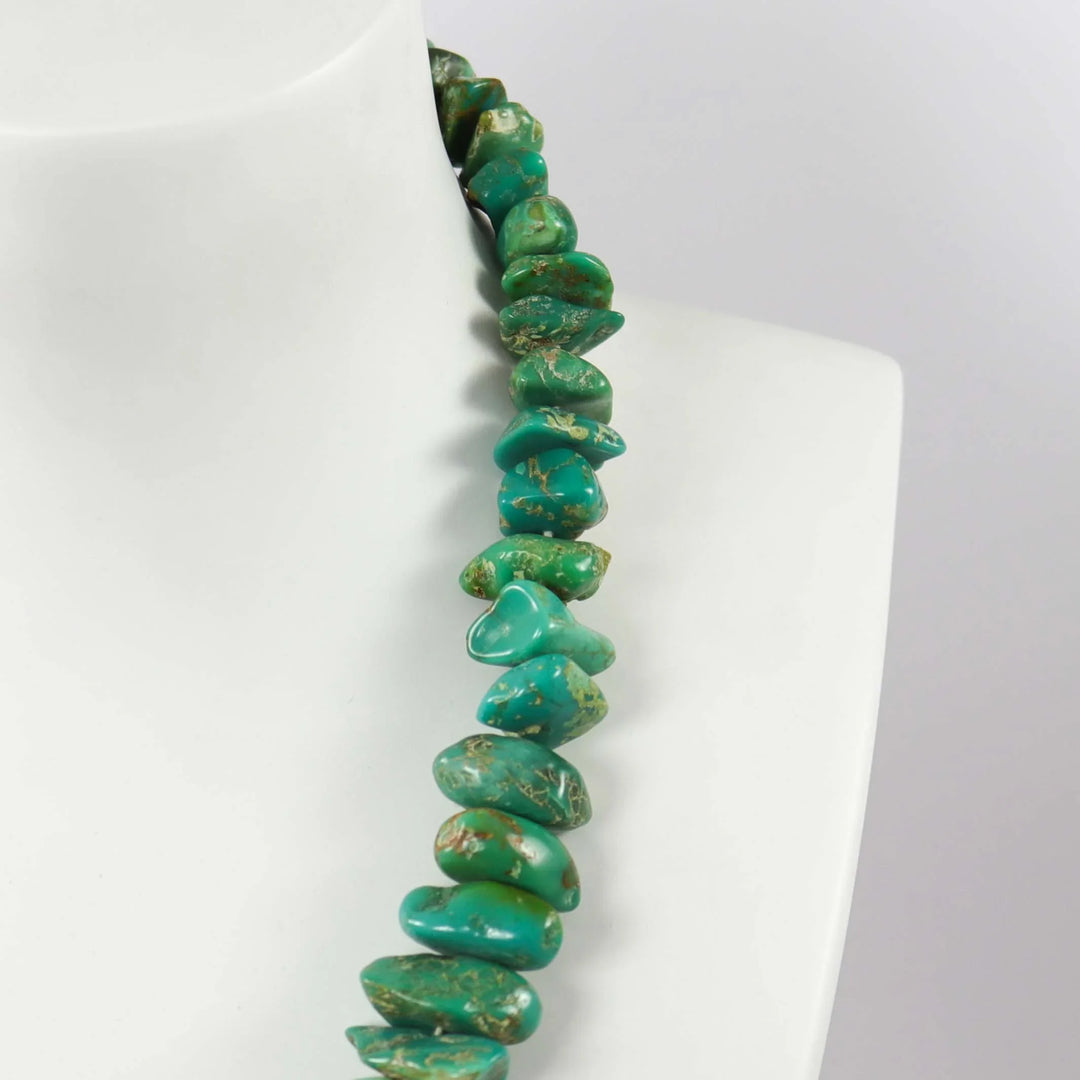 1980s Turquoise Chunk Necklace by Vintage Collection - Garland's
