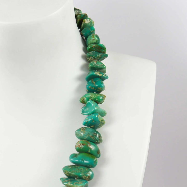 1980s Turquoise Chunk Necklace by Vintage Collection - Garland's