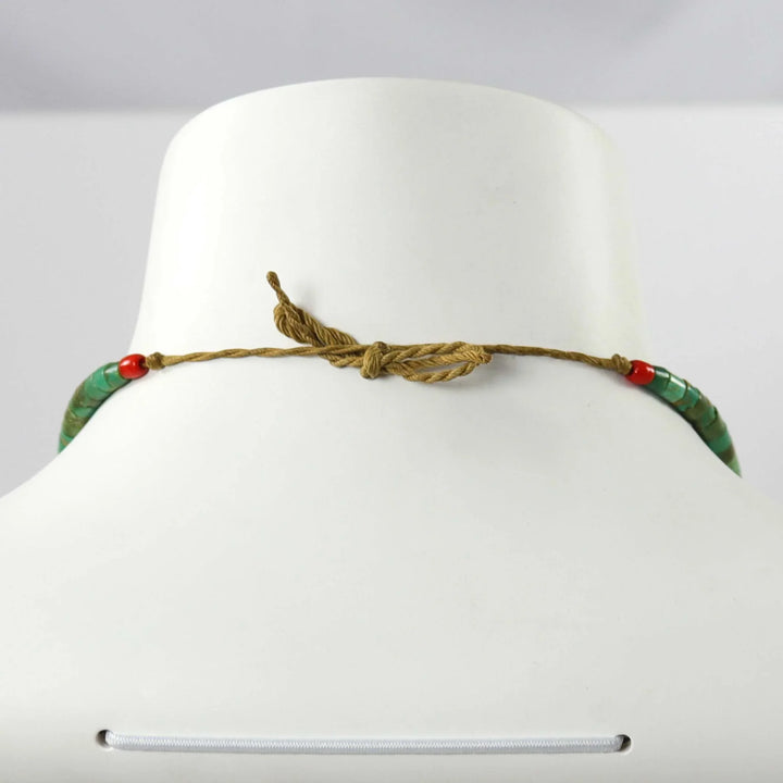 1980s Turquoise Heishi Necklace by Vintage Collection - Garland's