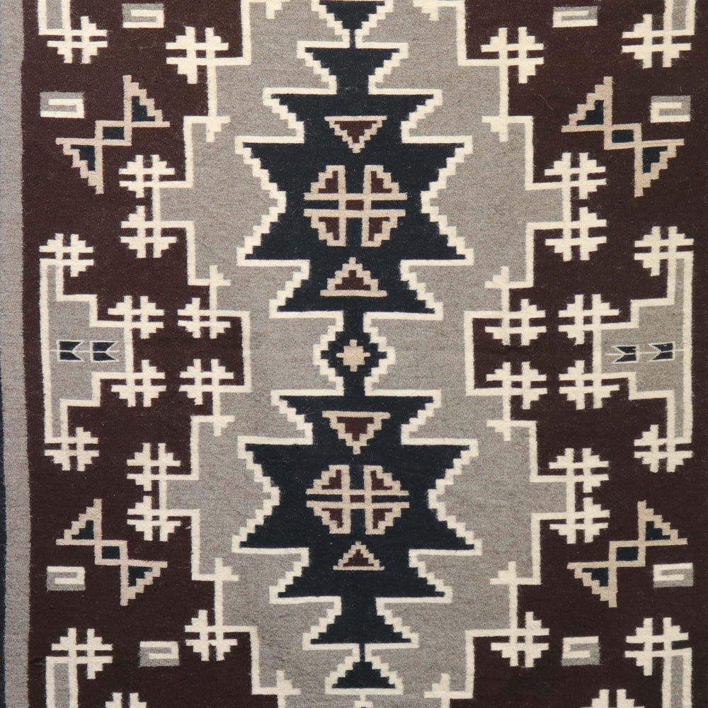 1980s Two Grey Hills by Bessie Watchman - Garland's