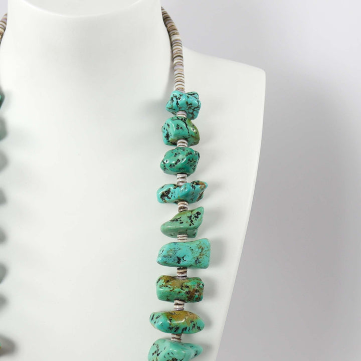1990s Turquoise Necklace by Vintage Collection - Garland's