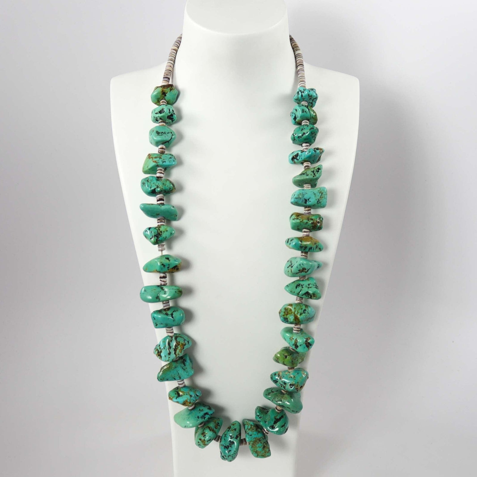 1990s Turquoise Necklace by Vintage Collection - Garland's