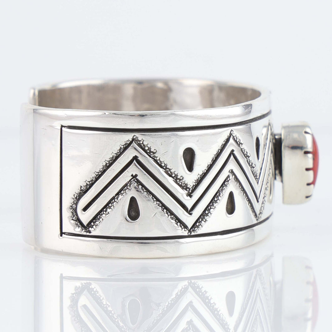 Navajo Coral Cuff