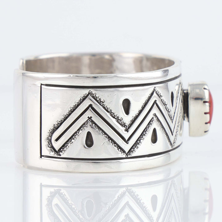 Navajo Coral Cuff