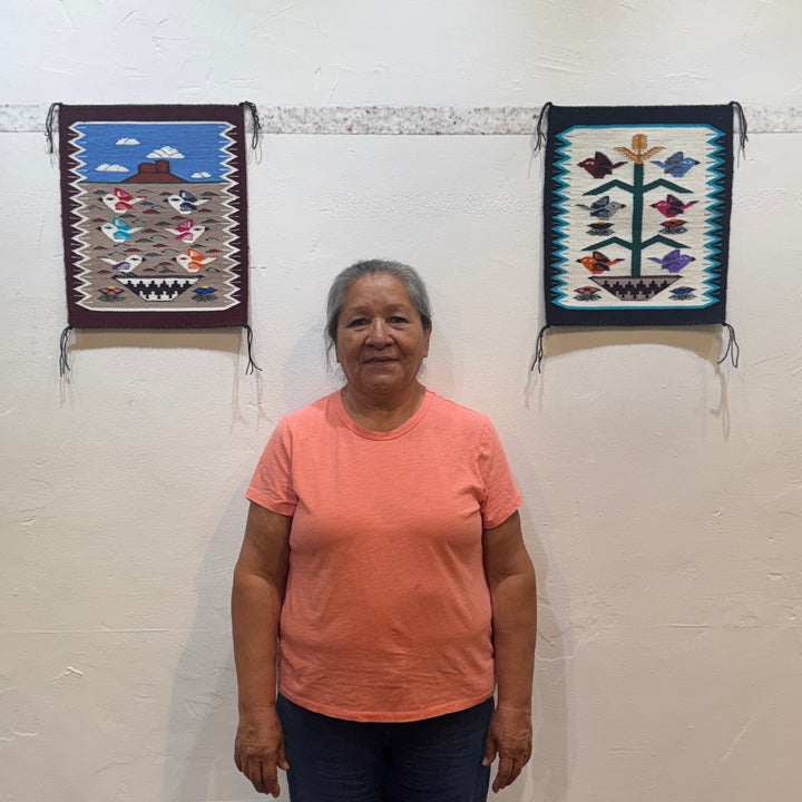 Navajo Bird Pictorial Weaving