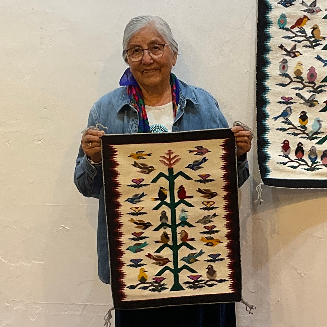 Navajo Bird Pictorial Weaving