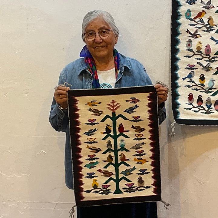 Navajo Bird Pictorial Weaving