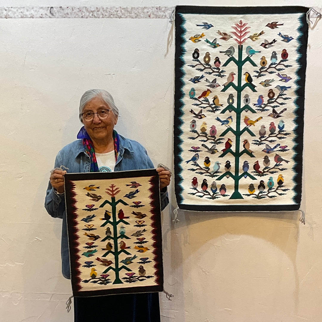 Navajo Bird Pictorial Weaving