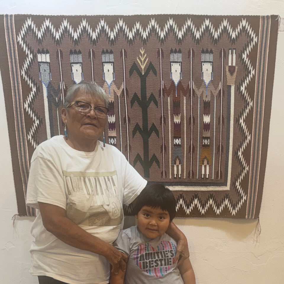 Navajo Yei Weaving
