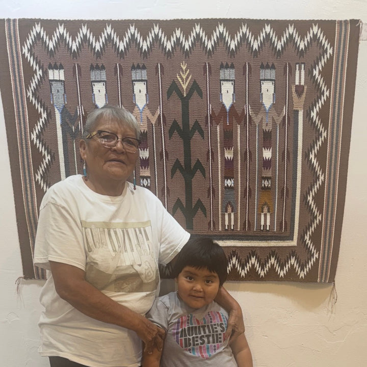 Navajo Yei Weaving