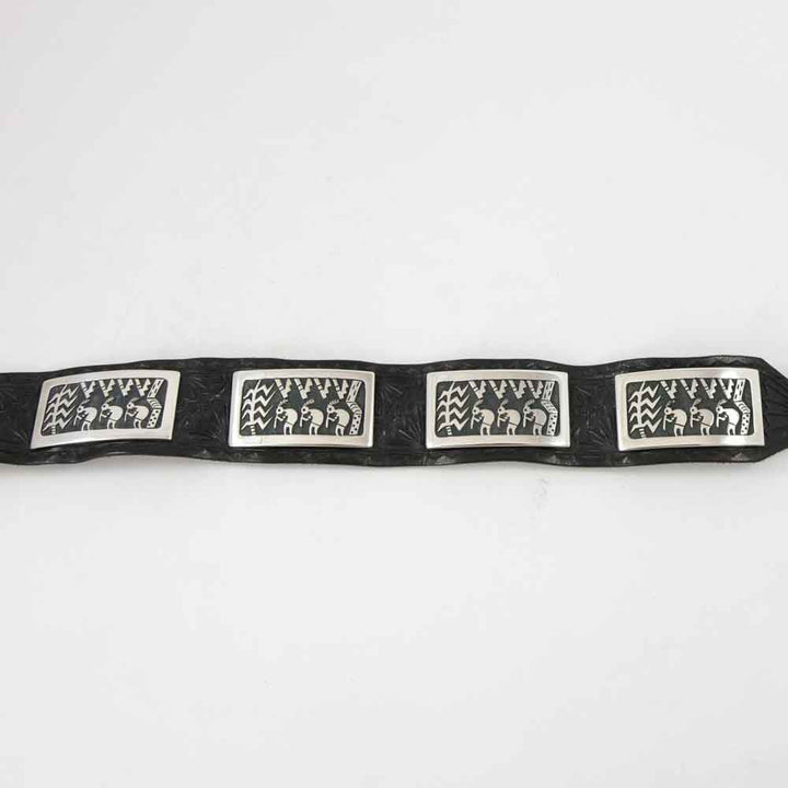 Flute Player Concho Belt