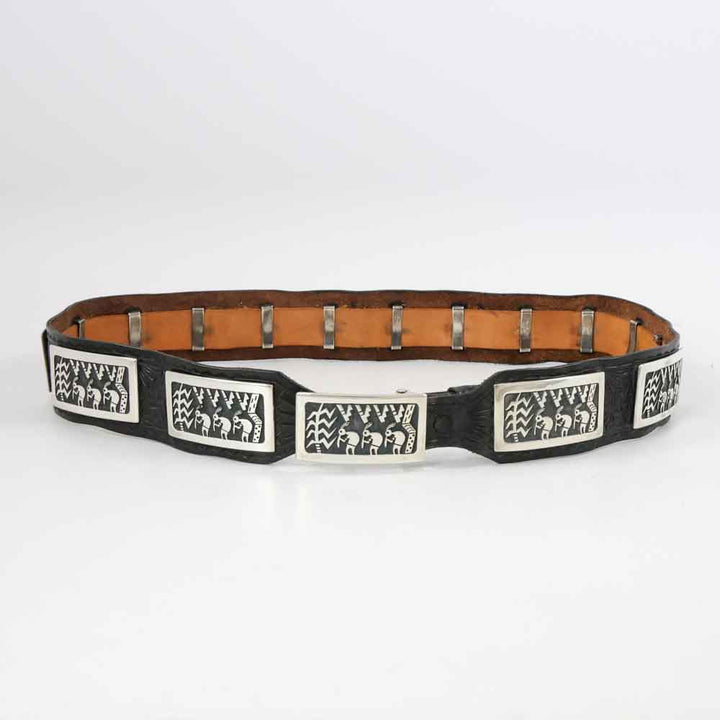 Flute Player Concho Belt