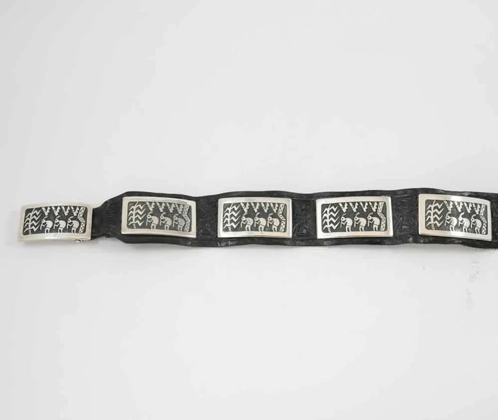 Flute Player Concho Belt