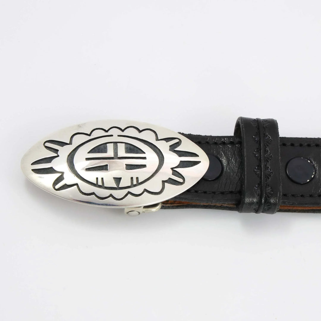 Hopi Overlay Concho Belt