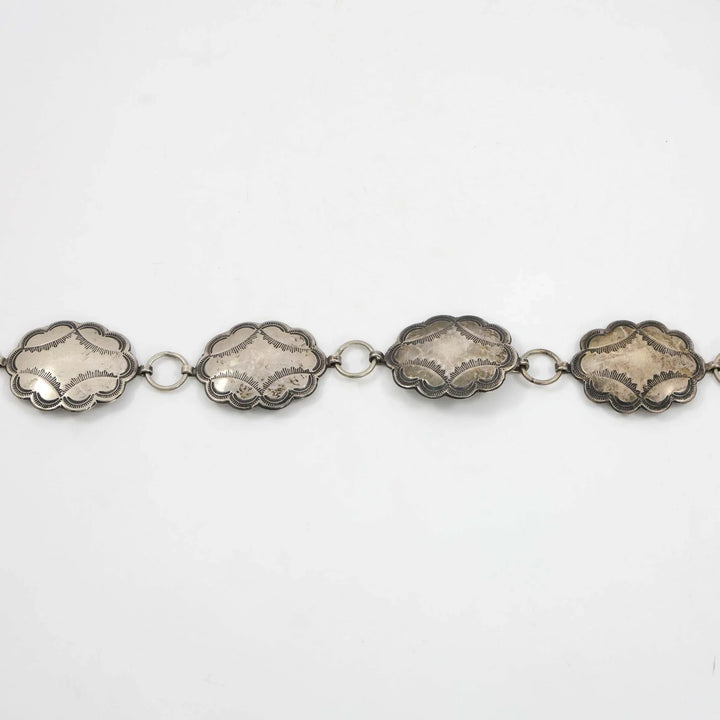 1930s Silver Concho Belt