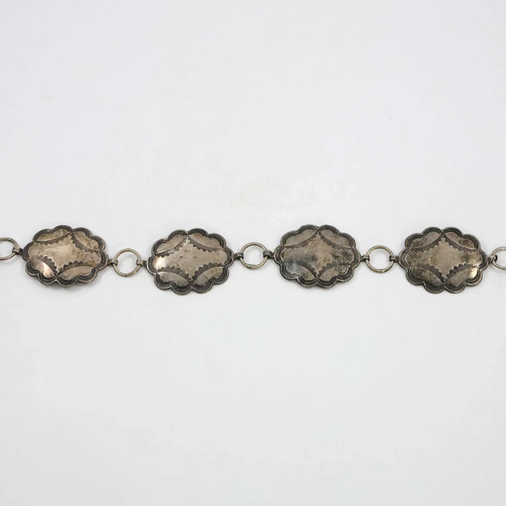 1930s Silver Concho Belt