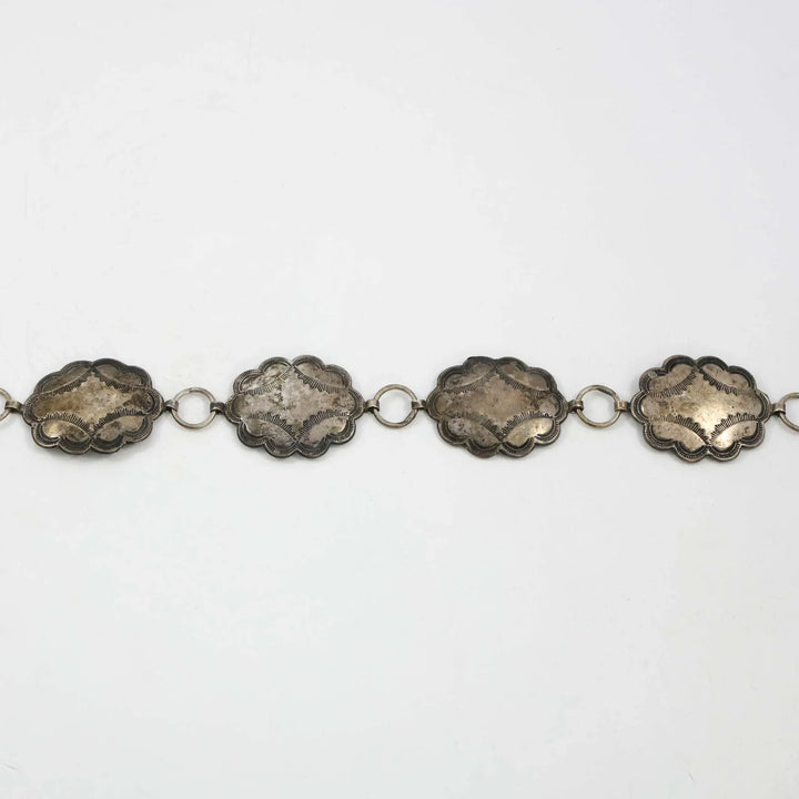 1930s Silver Concho Belt