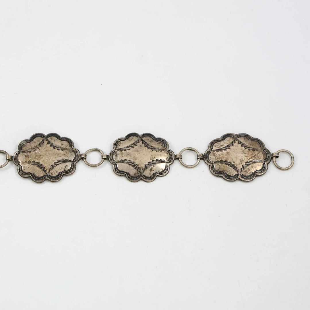 1930s Silver Concho Belt