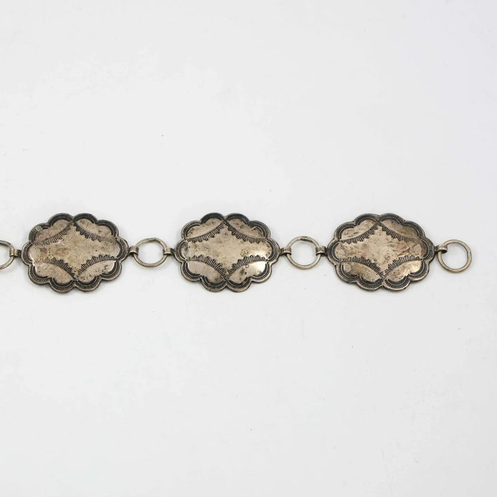 1930s Silver Concho Belt
