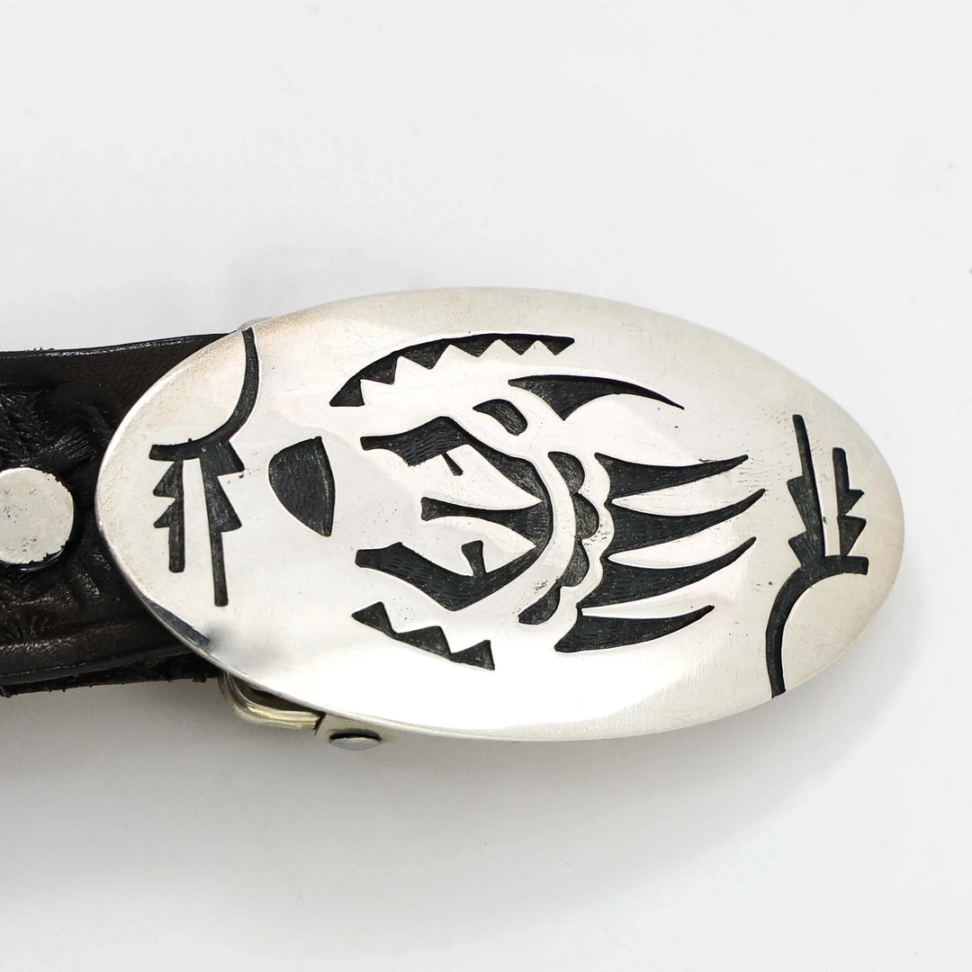 Hopi Bear Paw Concho Belt