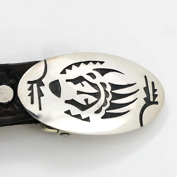 Hopi Bear Paw Concho Belt