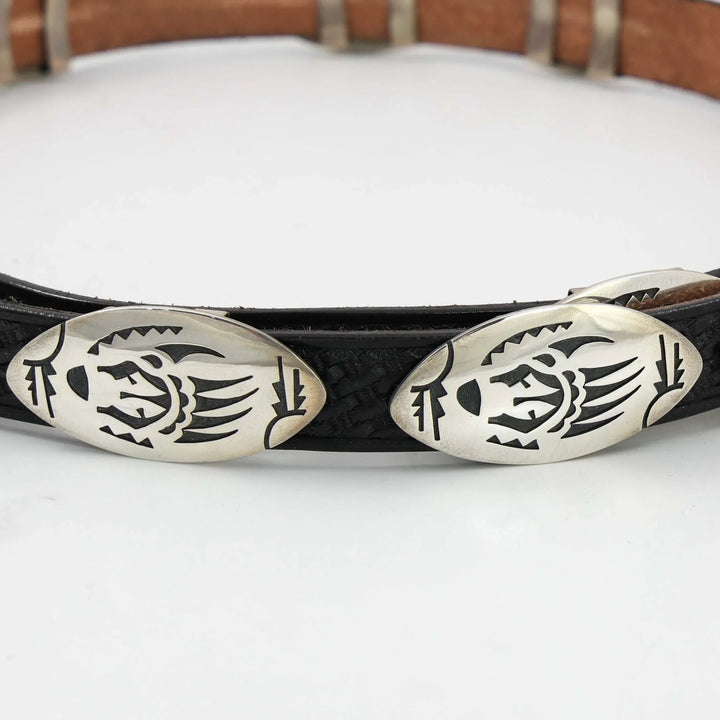 Hopi Bear Paw Concho Belt