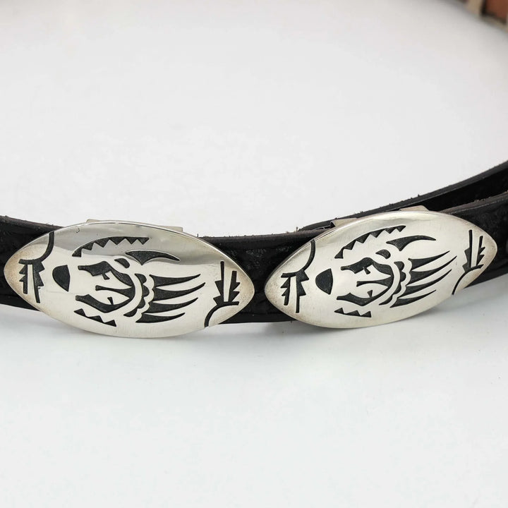 Hopi Bear Paw Concho Belt