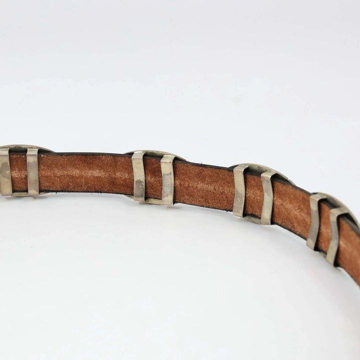 Hopi Bear Paw Concho Belt